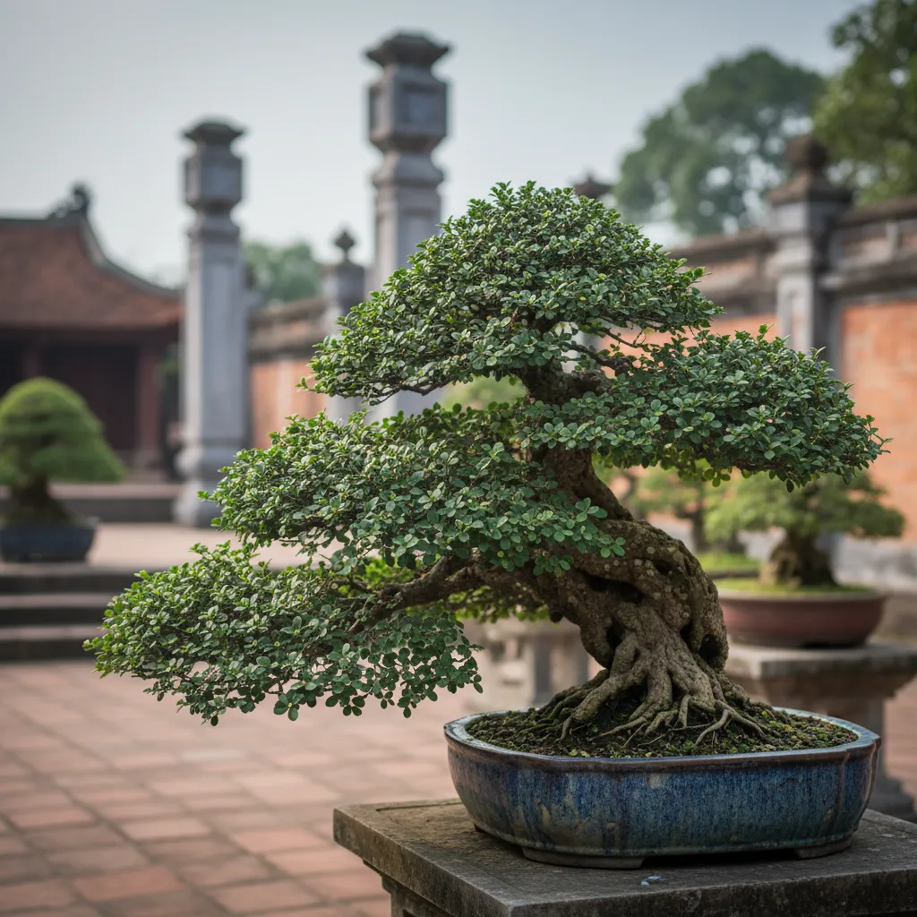Cây cảnh thác đổ lá nhỏ thanh thoát
